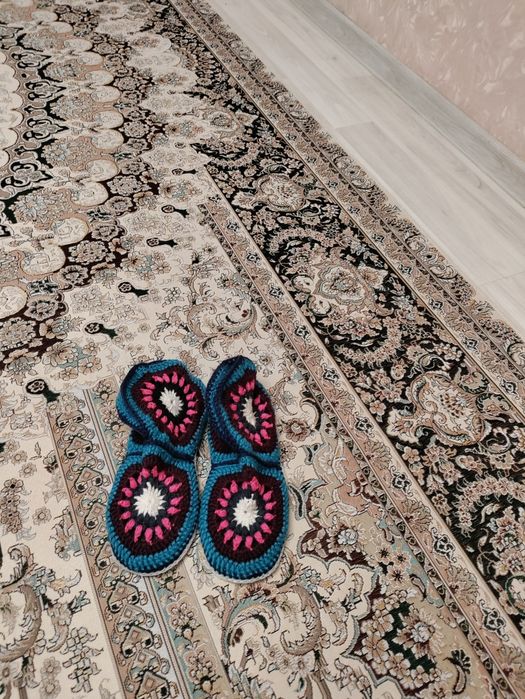 Вязанные тапочки