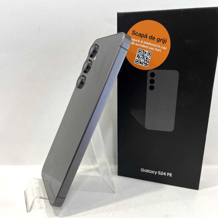 Samsung S24 FE, 128GB/8GB RAM, garanție, Graphite, impecabil!