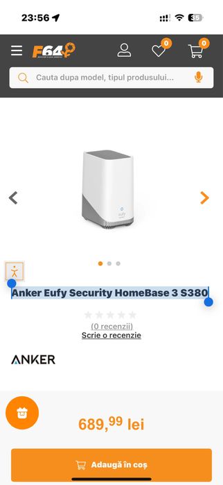 Anker Eufy Security HomeBase 3 S380 sigilat !