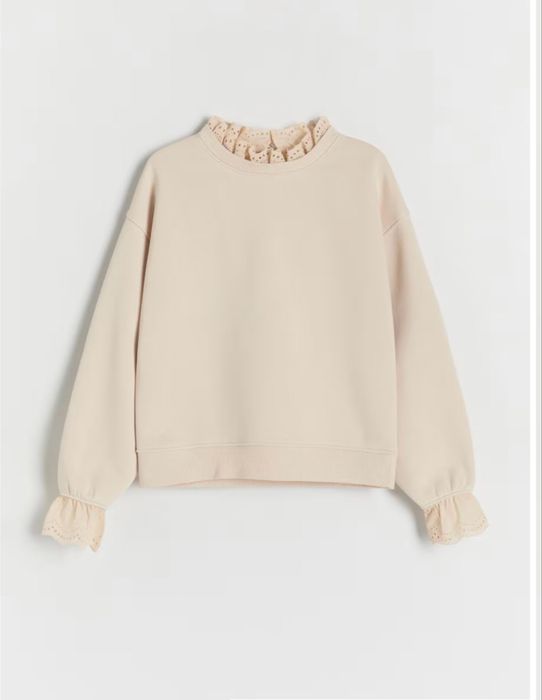 Дрехи за момиче Reserved 140 - клин, риза и суитшърт