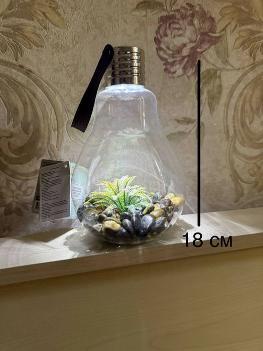 Аквариум  в виде лампочки