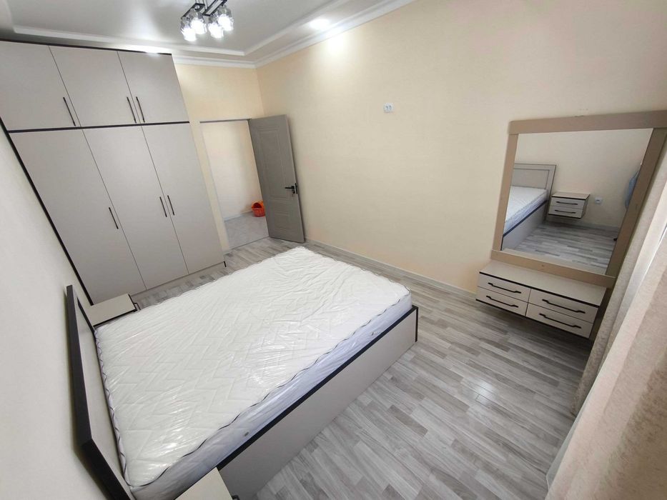 Юнусабад 12 кв Новостройка 1 ком 43м² с обстановкой  Метро Туркистан.