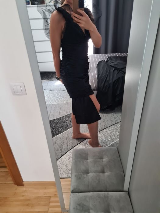 Rochie cu trena detașabilă