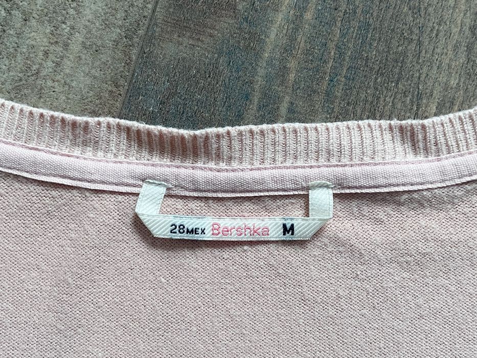 Cardigan Bershka, roz pal, marimea M / 38