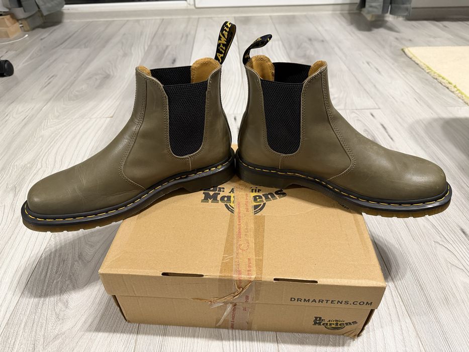 Bocanci Dr. Martens din piele