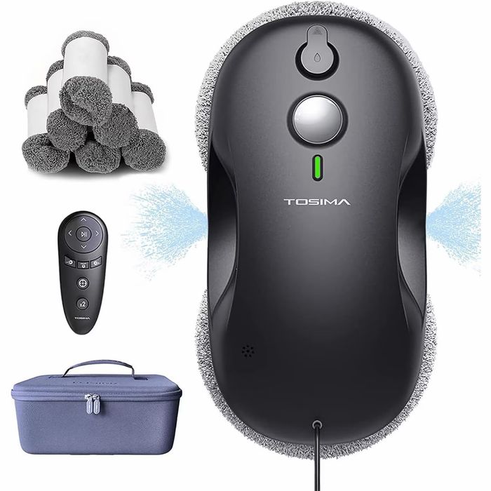 Робот за почистване на прозорци Tosima W3, двупосочно автоматично