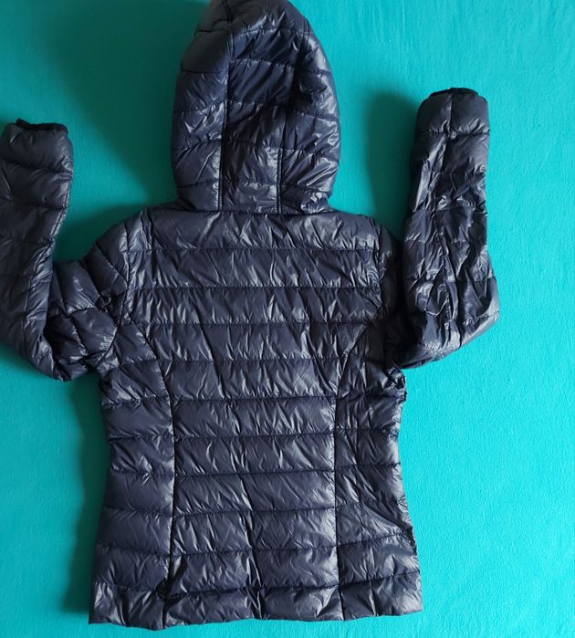 Пухено яке за 146 см ,10-13г,пух 90%пера10%,зима пролет МОМИЧЕ/жена XS