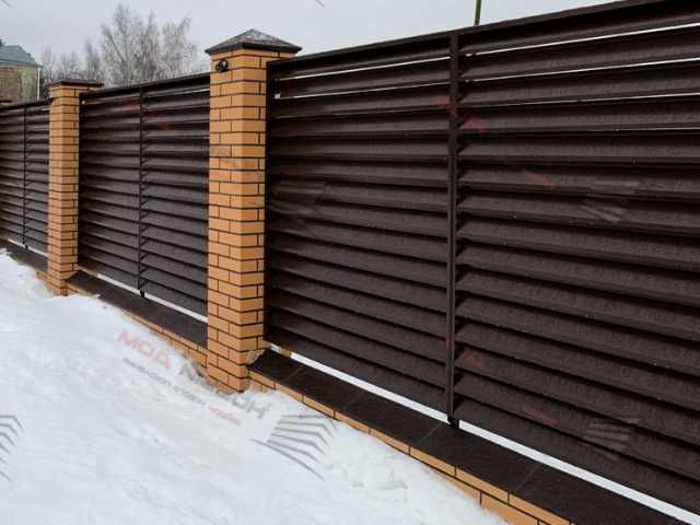 Забор жалюзи еврозабор