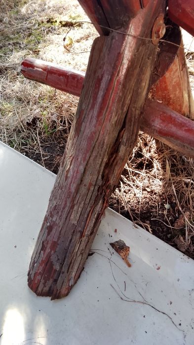 Banca din lemn masiv pentru gradina