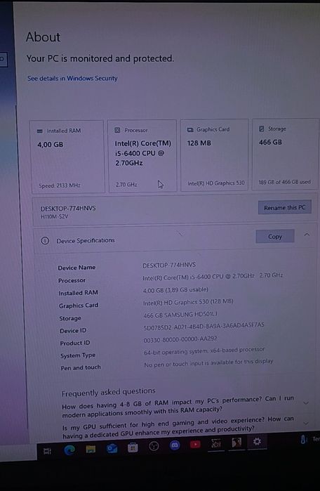 Vand sau Schimb PC slab pe alte electronice