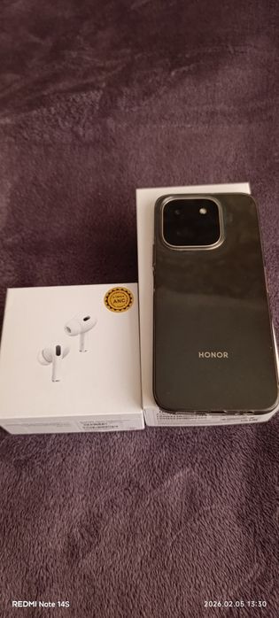 Продаётся телефон Honor x 6c 6/128GB наушники AirPods Pro в комплекте