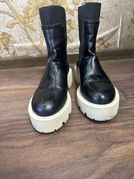 Ботинки из натуральной кожи