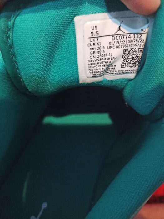 Nike Air jordan 1 low new emerald (W)