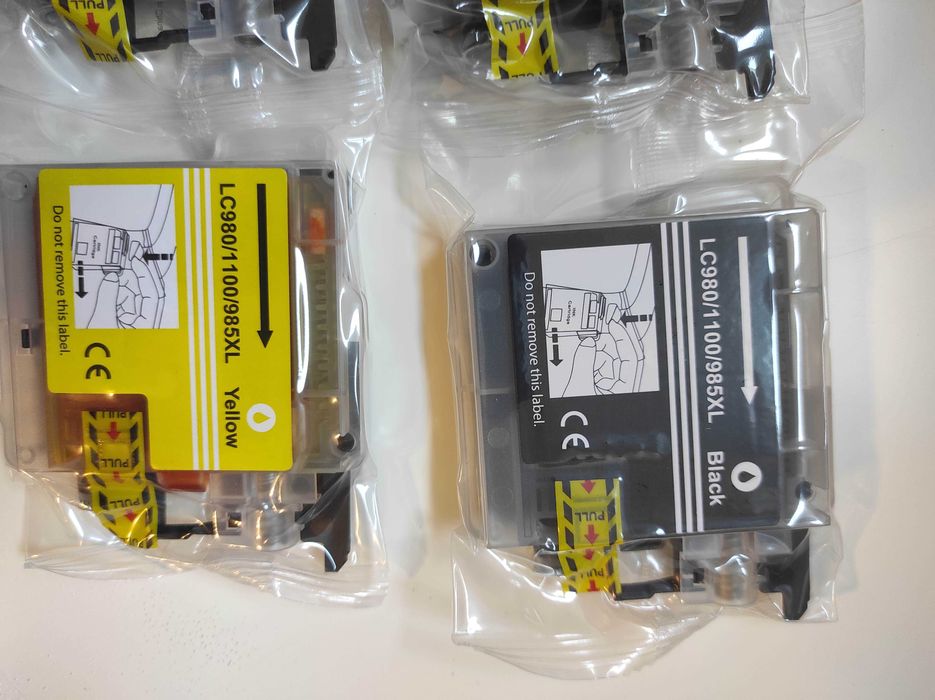 Комплект мастилници мастило тонер касетки Brother LC 980 / 1100 / 985