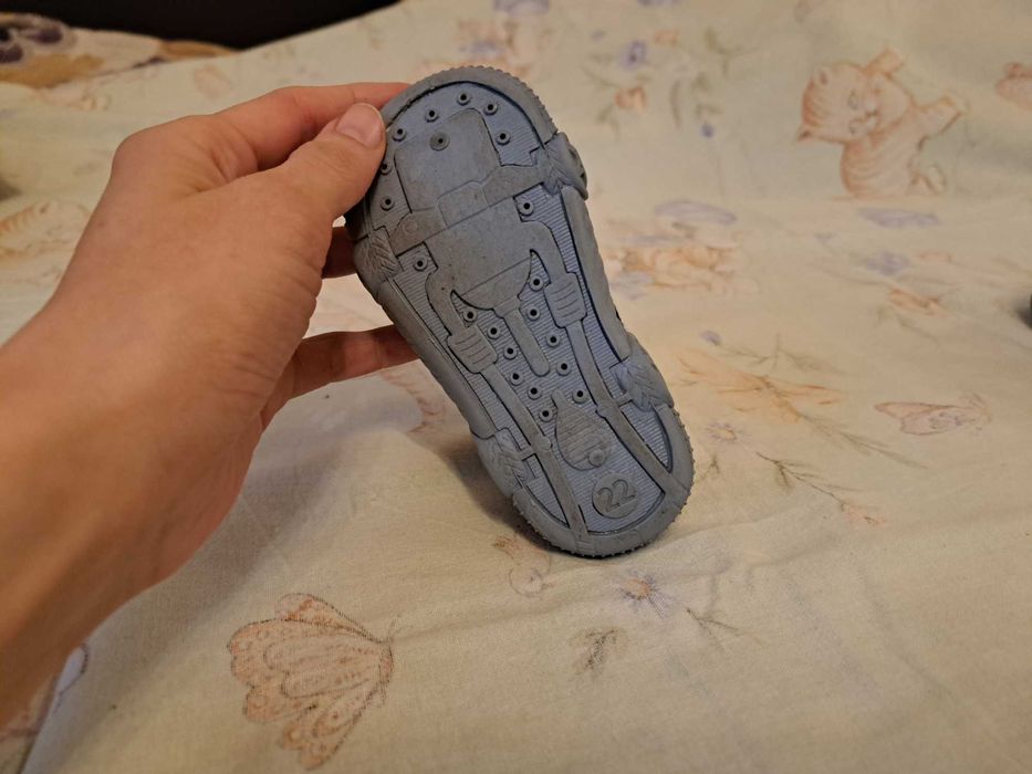 Тъмносини бебешки обувки Колев и Колев 22 номер