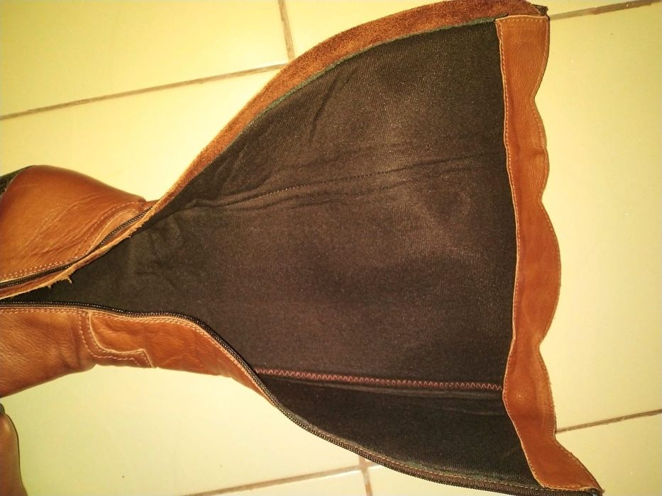 Дамски ботуши естествена кожа