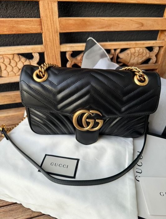 Geanta originala Gucci GG Marmont Matelasse Shoulder Bag