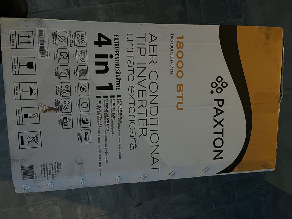 Kit instalare Ac 3 M nou Paxton 18000btu