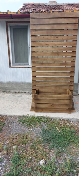 Дървена преграда/параван