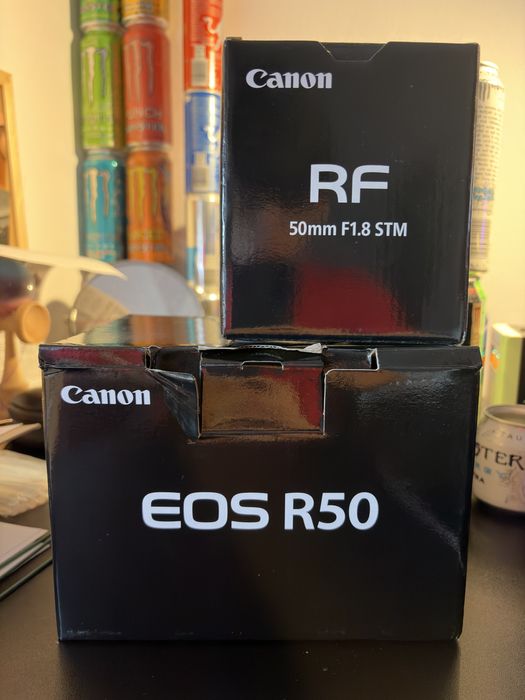 *Canon EOS R50 + obiectiv 50mm f/1.8 STM*