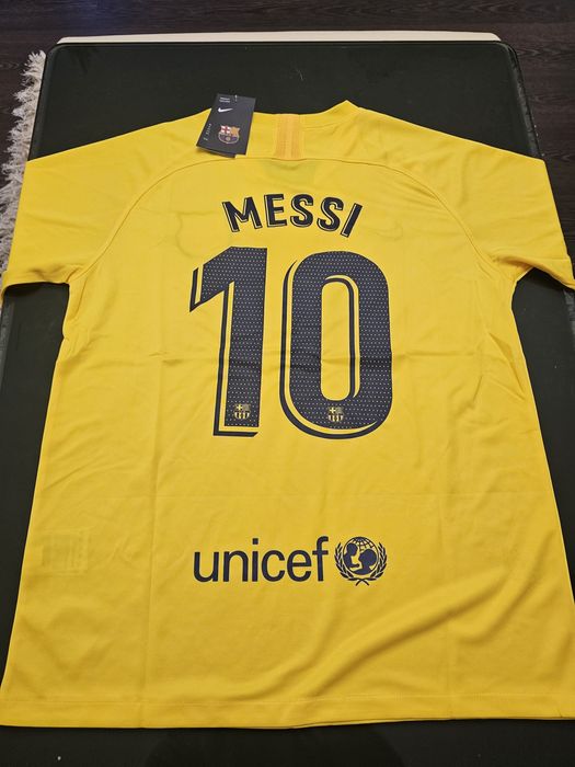 Tricou Barcelona Messi L Senyera