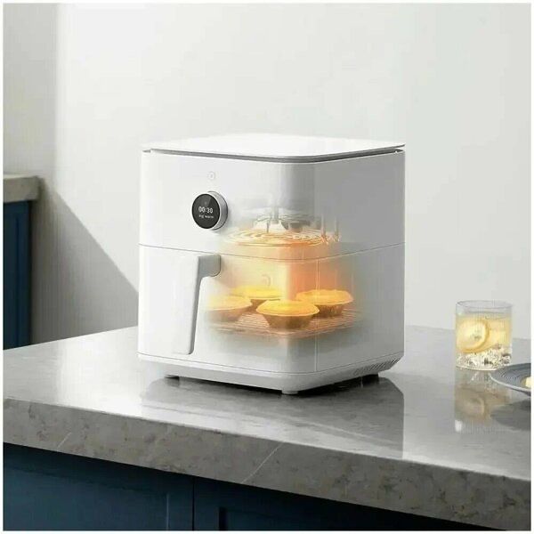 Аэрогриль Xiaomi Smart Air Fryer 6.5L, белый, с отсрочкой старта