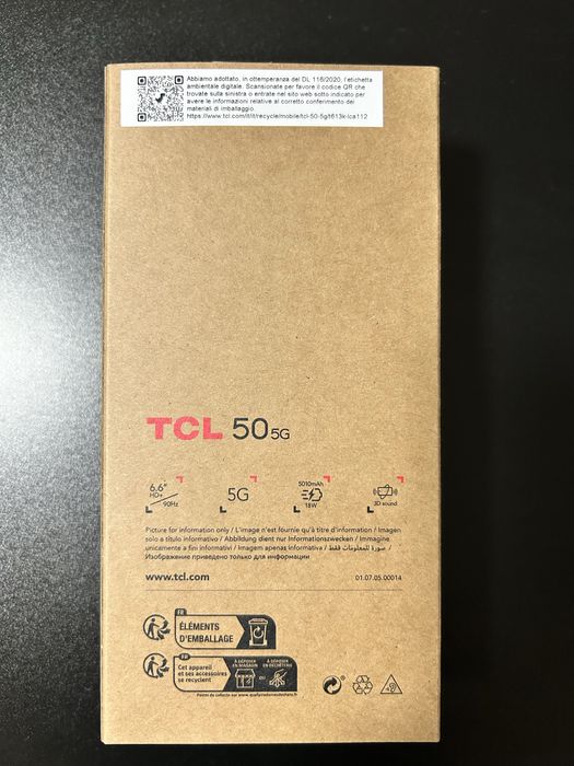 TCL 50 5 G с 2 г. гаранция + Ring подарък