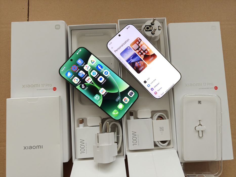 Нови Xiaomi 17 Pro 12/256GB бял и зелен (за половинки)