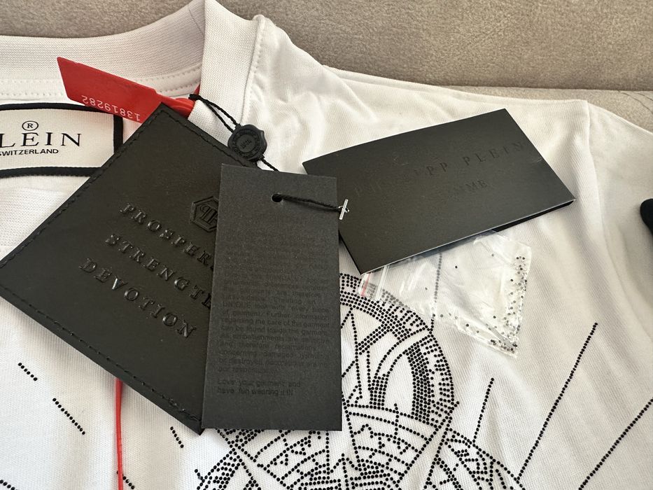Черна и бяла тениска Philipp Plein