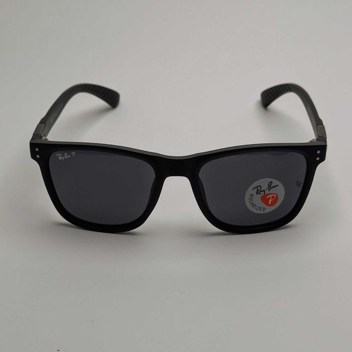 Слънчеви очила с Поляризация Wayfarer Унискес Бели Черни UV400 CE Ултра леки и удобни