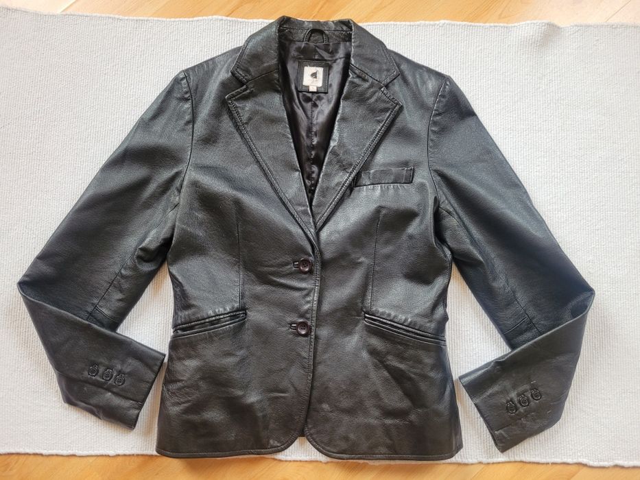 Сако естествена кожа