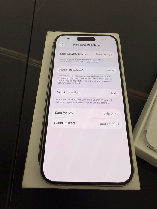 Iphone 15 Pro Silver-128 GB
