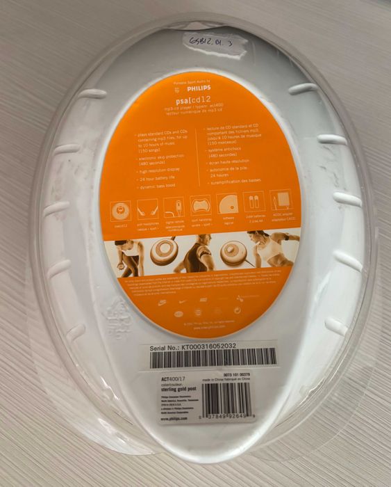 Cd Player Philips-Nike  ACT400/17 nou sigilat, cumparat din SUA.