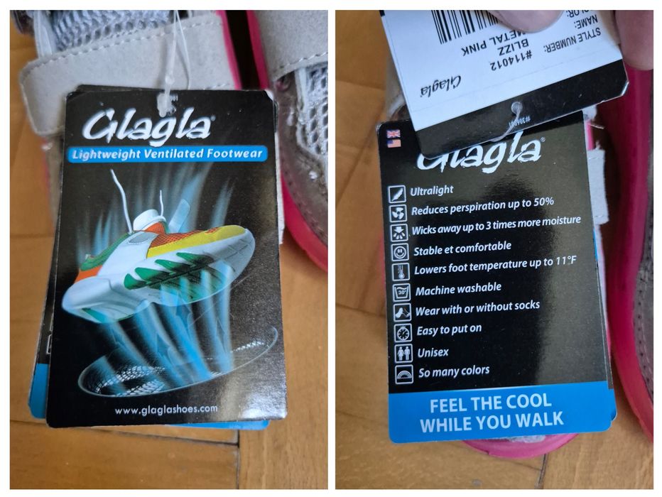 Pantofi sport Glagla Blizz, pentru copii, noi, mărimea 33