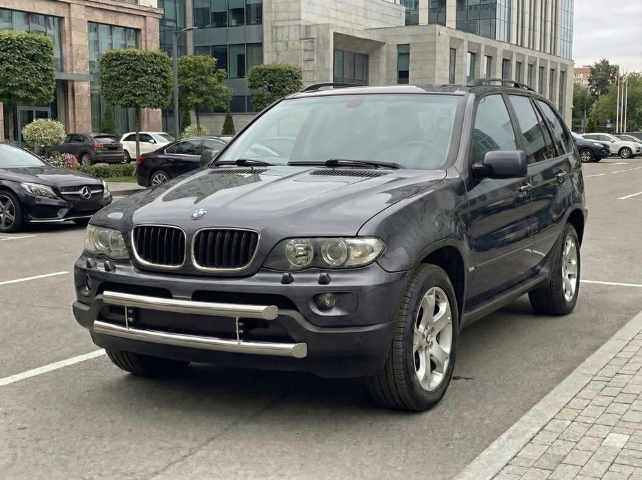 Защита бампера на Bmw x5 е53 e70 x6 e71 72