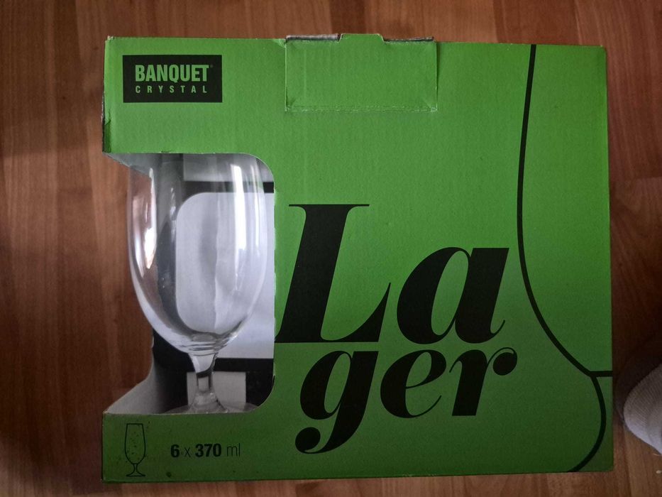 Set de 6 pahare Banquet Crystal (370 ml)