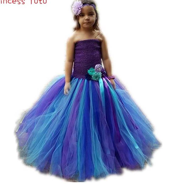 Rochita TUTU Printesa Ariel Mica Sirena serbare carnaval cadou