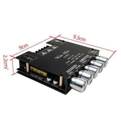 Amplificator bluetooth 2.1 2x50w + 100w Nou