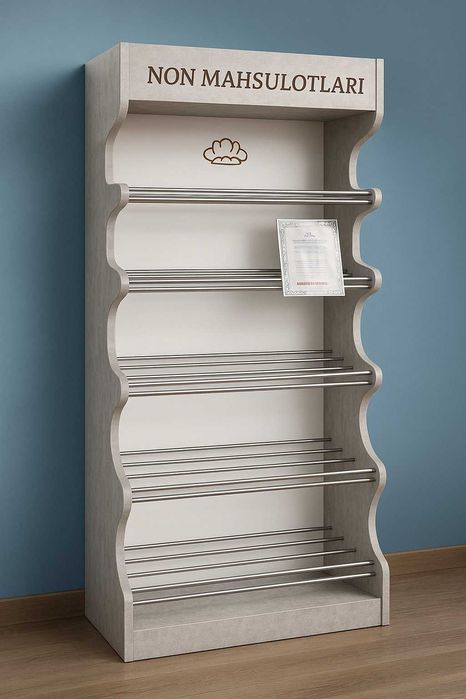 Премиум хлебный стеллаж — для магазина, пекарни, супермаркета