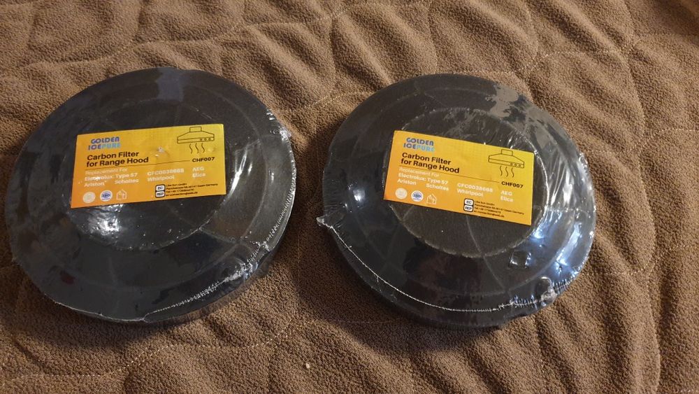 Комплект от 2 филтъра с активен въглен за аспиратори, Golden Icepure,