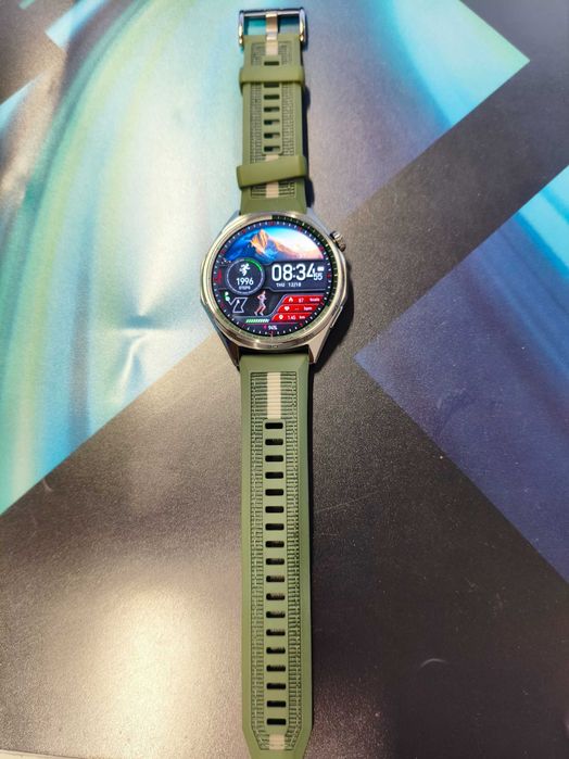 HUAWEI WATCH GT 6 / 46mm / Stainless Steel / Curea Verde