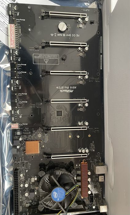 Материнская плата ASRock H510 PRO BTC+