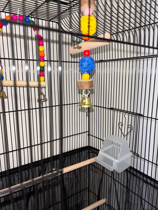 Colivie pentru Papagali, Metal, 46, 5x35, 5x92cm