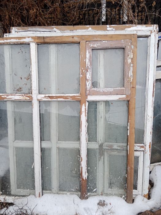 Окно деревянные. Ағаш терезе.