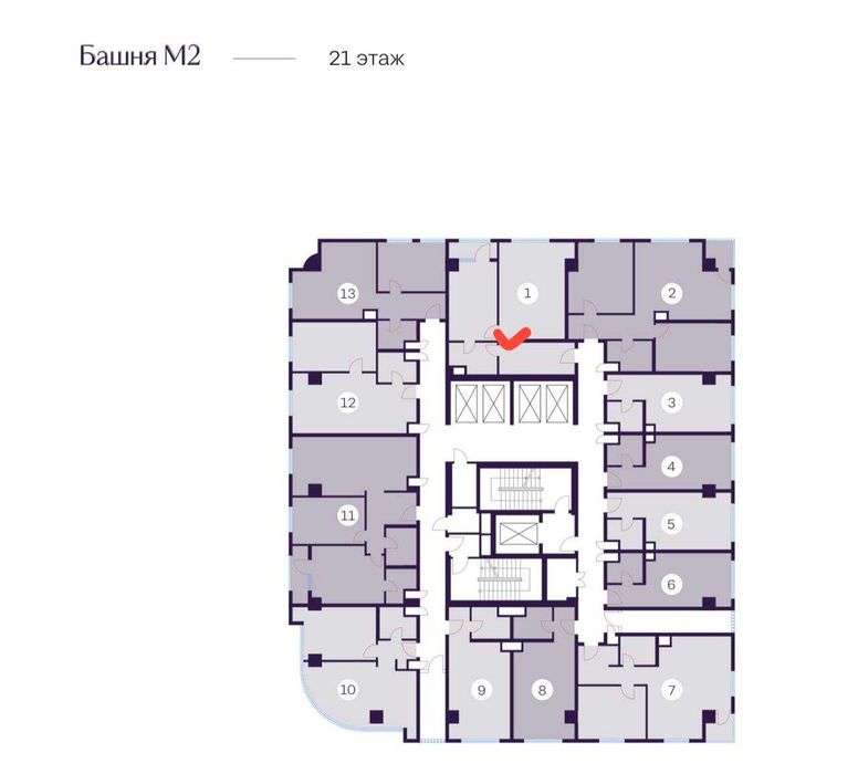 Modera Towers 21 этаж по 2884$ | 169000$ | 58.55m2