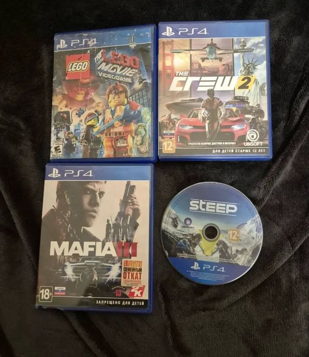 Диски Playstation 4