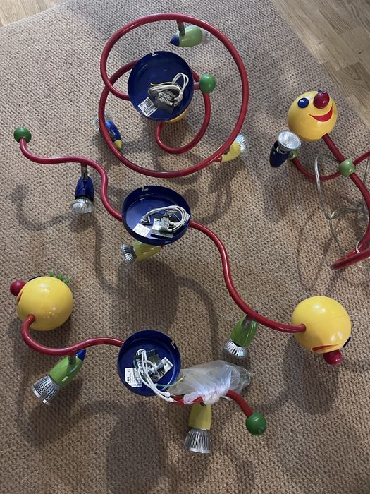 Set vechi iluminat camera copii (2 aplici, lampa, plafoniera)