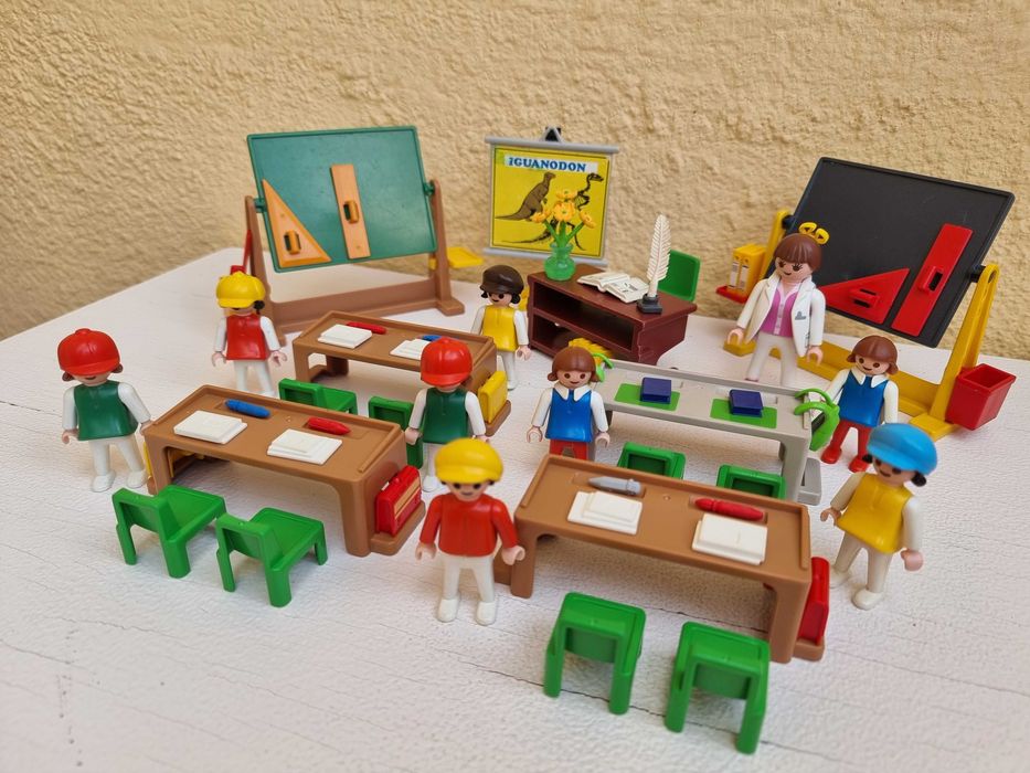 Playmobil Sala de clasa 5314, Scoala 3522 vintage