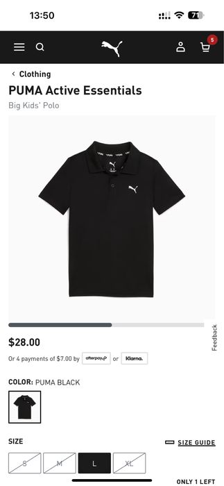 Поло Puma для мужчин