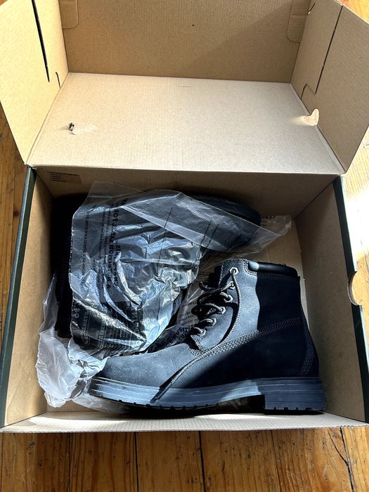 Дамски черни боти от набук Timberland Hannover Hill 38 номер